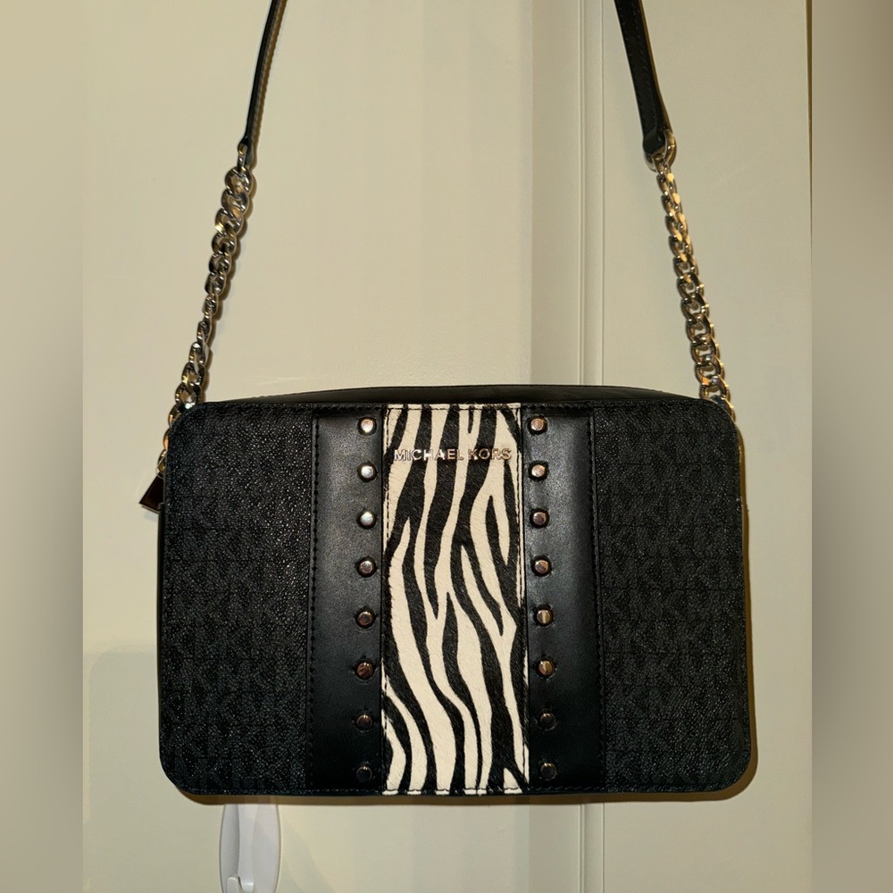 Michael Kors zebra crossbody